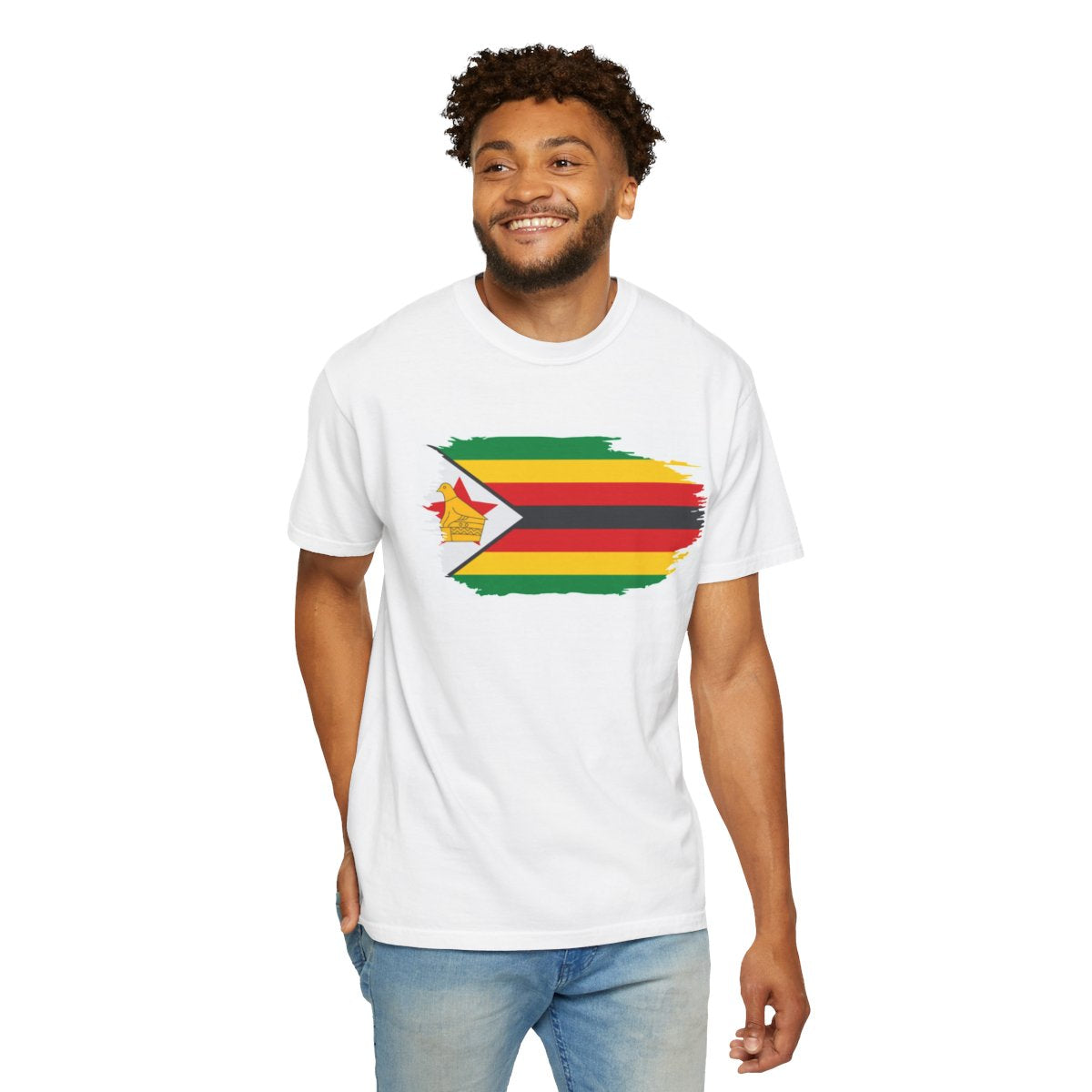 Zimbabwe Distressed Flag