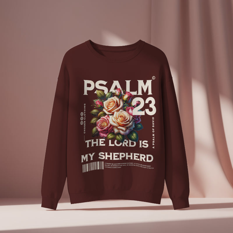 Psalm 23 Sweatshirt - Christian Fairh Wear Uk, Women's Sweatshirt UK