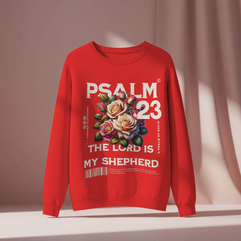 Psalm 23 Sweatshirt - Christian Fairh Wear Uk, Women's Sweatshirt UK