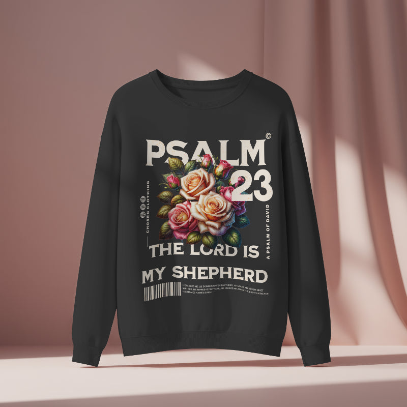 Psalm 23 Sweatshirt - Christian Fairh Wear Uk, Women's Sweatshirt UK